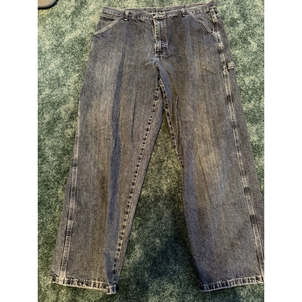 Vintage‎ 90s Y2K Wrangler Baggy Skater Cargo Jean Denim 36 Carpenter